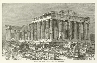 Ruinen des Parthenon in Athen