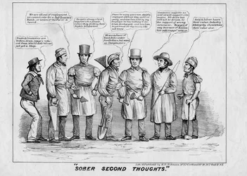 Nüchterne zweite Gedanken, veröffentlicht von H R Robinson, New York, 1839