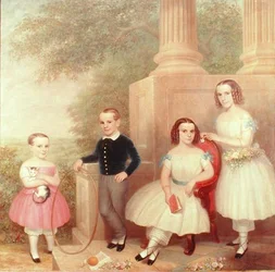 Die Abeel-Kinder, ca. 1852-55