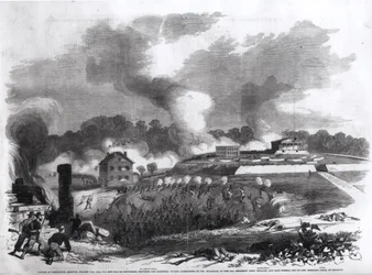 Die Schlacht von Lexington, Missouri, 17.-20. September 1861, aus 