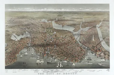 Die Stadt Boston, veröffentlicht 1873