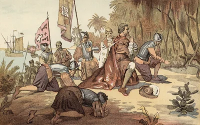 Die erste Landung von Kolumbus