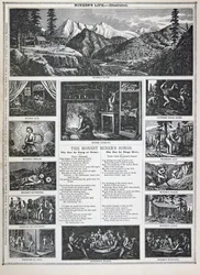 Die Lieder des ehrlichen Minenarbeiters, aus dem kalifornischen Goldrausch von 1849