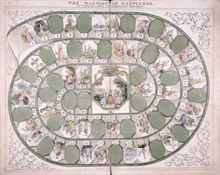 Das Spielbrett Mansion of Happiness