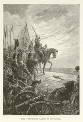 Der Prätendent landet in Schottland