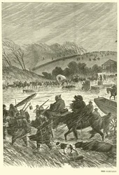 Die Kampagne im Schlamm, Januar 1863