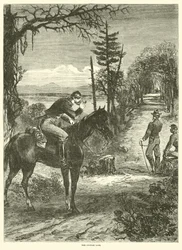 Die Kurierlinie, April 1863