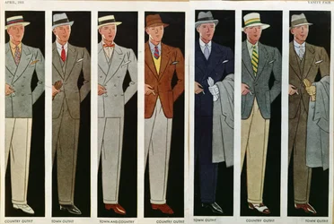 Stadt- und Landoutfits, aus Vanity Fair, April 1931