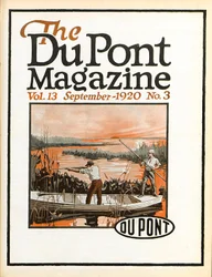 Tontaubenschießen, Titelseite des DuPont Magazins, September 1920
