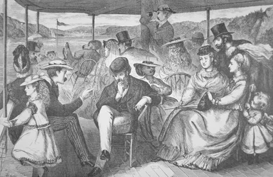 Ausflug auf dem Hudson River Dampfer