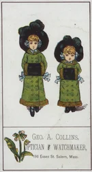 Zwei Mädchen mit Muff