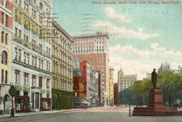 Union Square, Norden von der 14th Street, New York, ca. 1900-10