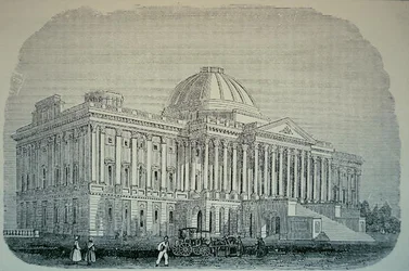 Ansicht des Kapitols, um 1848