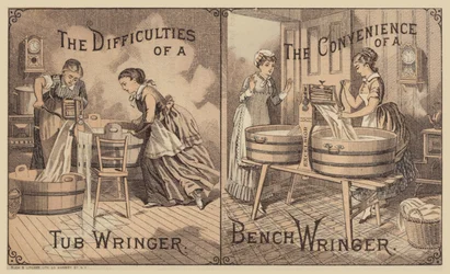 Waschfrauen bei der Arbeit