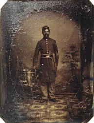 William J. Netson, 54. Massachusetts-Infanterie, um 1863