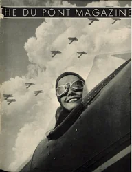 Flügel in der Luft, Titelseite des DuPont Magazins, Mai 1934