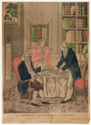 Der verlorene Sohn erhält sein Erbe