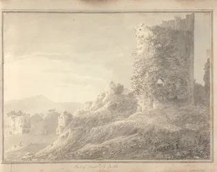 Ansichten in England, Schottland und Wales: Teil von Caerphilly Castle