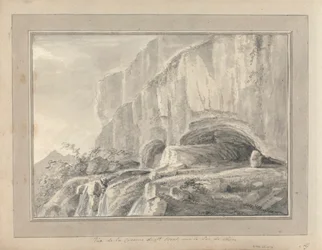 Ansichten in England, Schottland und Wales: Vue de la Caverne de St. Beat, sur le Lac De Thun