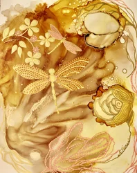 Goldene Libellen Traum