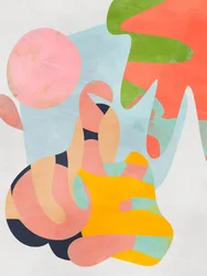 Pastell Ausschnitt
