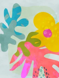 Pastell Matisse Ausschnitt