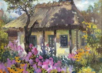 Rustikaler Cottage-Garten