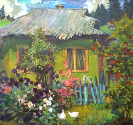 Rustikales Zuhause Sommergarten