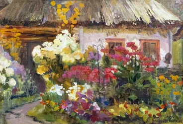Lebendiger Cottage-Garten