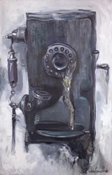 Vintage Wählscheibentelefon