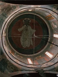 Jehova. Kuppelmalerei in der Erzengel-Michael-Kathedrale des Moskauer Kremls, 1652-1666