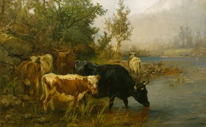 Kühe am Wasser