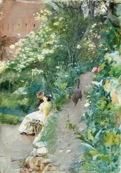 Im Garten der Alhambra