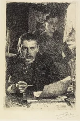 Zorn und seine Frau, 1890