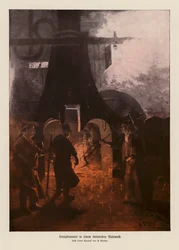 Dampfhammer in einem deutschen Walzwerk