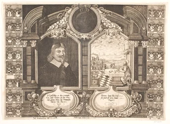 Johan Brockenhuus sowie Szene mit dem Evangelisten Matthäus. Zur Leichenpredigt
