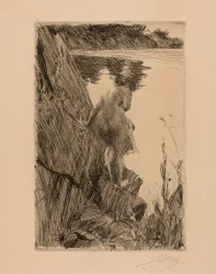 Badende (Abend) III