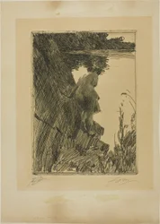 Badende (Abend) II
