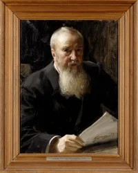 Carl Fredrik Liljevalch (1837-1909), Industrieller, Eisenwerksleiter und Mäzen, 1906