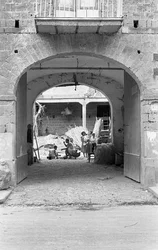 Hanfverarbeitung, Frühstück bei der Arbeit