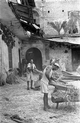 Hanfverarbeitung, das Chargieren