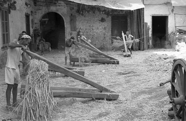 Hanfverarbeitung, Die Paranza in Aktion