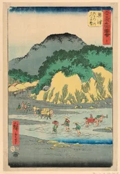 Okitsu aus der Serie 53 Stationen des Tokaido