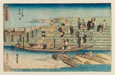 Holzschnitt - Flussszene, 1797-1858