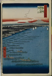Hundert berühmte Ansichten von Edo: Minami Shinagawa und Samezu-Küste
