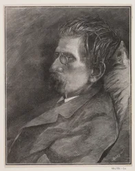 Porträt von J.P. Jacobsen