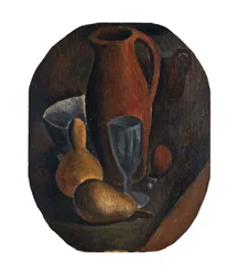 Stillleben mit Glas
