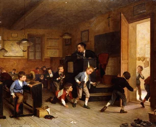 Während der Lehrer schläft