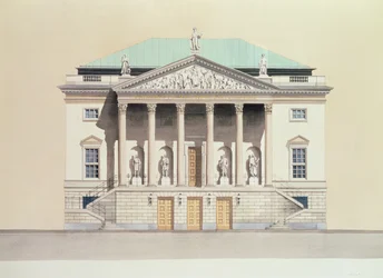 Deutsche Staatsoper, Berlin, Deutschland 18. Jahrhundert Fassade
