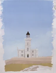 Leuchtturm der Isle of May, Fife, Schottland